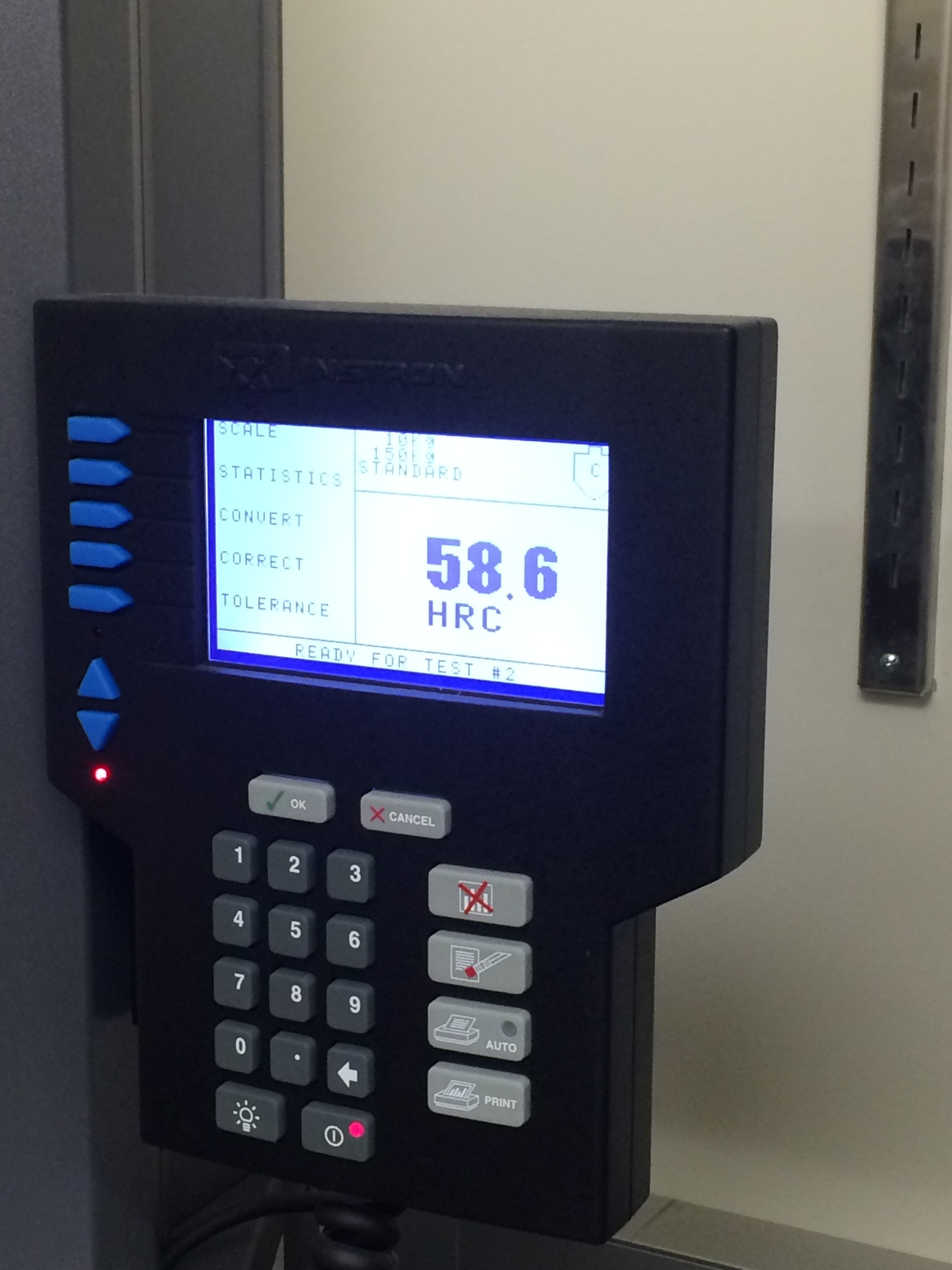  Rockwell C hardness test 