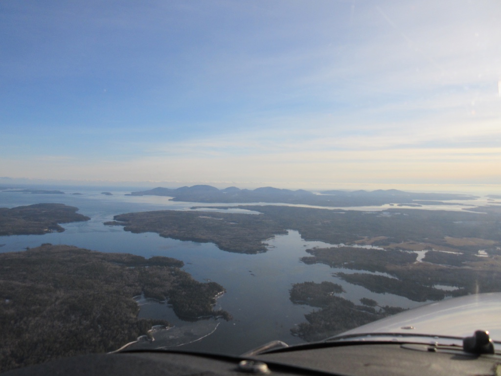  Approaching KBHB Rwy 22. I later realized why one of the fixes is named 'CADLC'... 