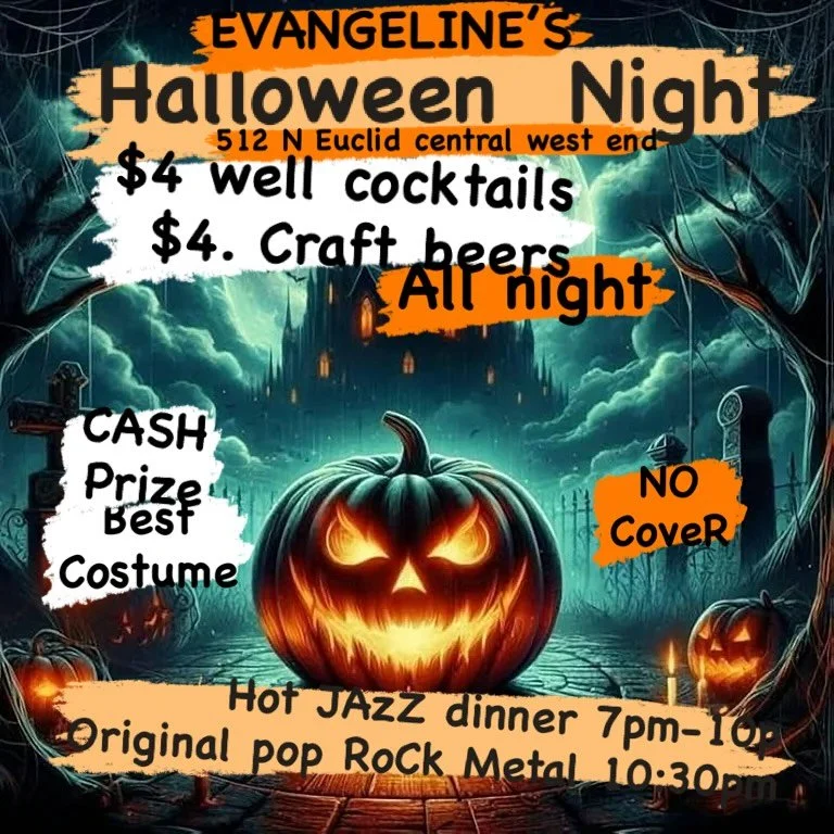 HALLOWEEN Hot Jazz Dinner and Original Pop Metal Show