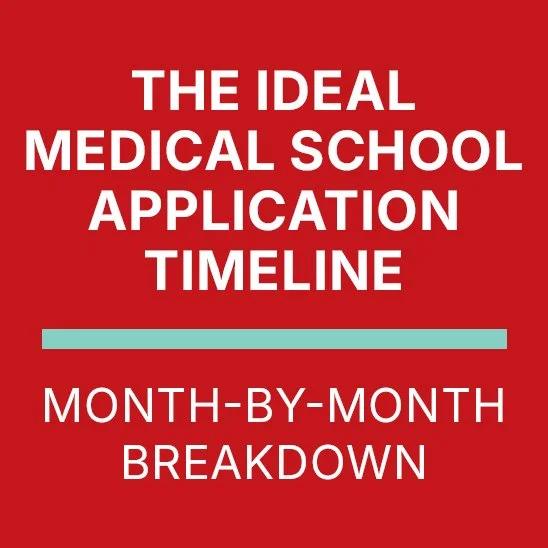 The Ideal Medical School Application Timeline (2026-2027)