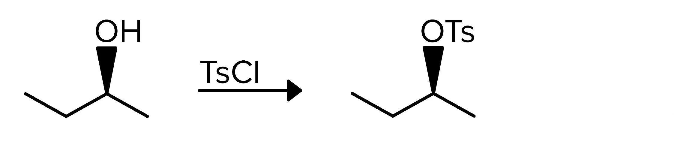 FIGURE 3: FORMATION OF A TOSYLATE ESTER USING TOSYL CHLORIDE