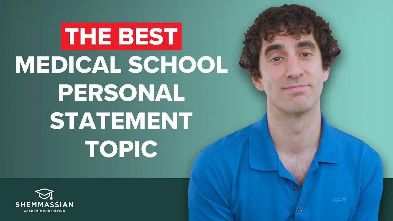 excellent personal statements for medical school