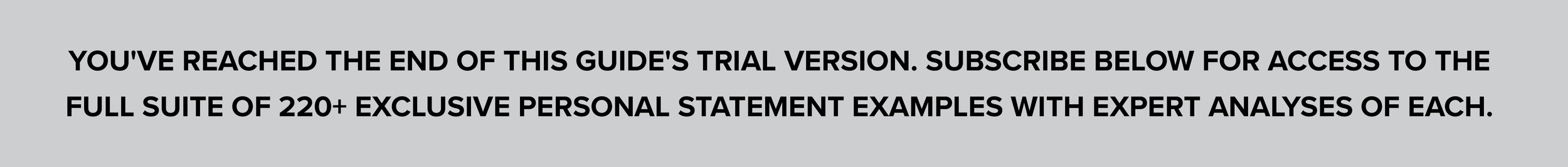 personal statement premium example and analysis hub gray trial banner