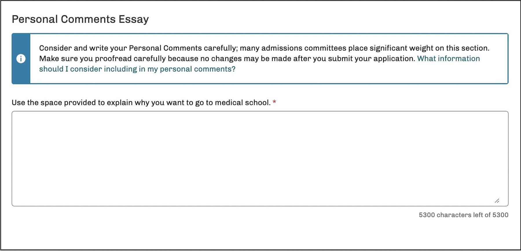 amcas secondary application essays