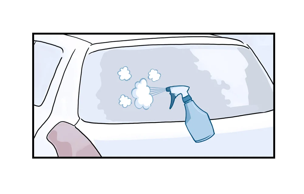 STEP 1 : Clean area thoroughly with household cleaner.