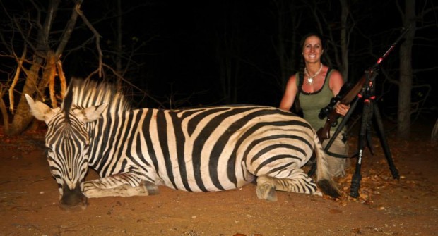 Yet again, smiling over her kill.