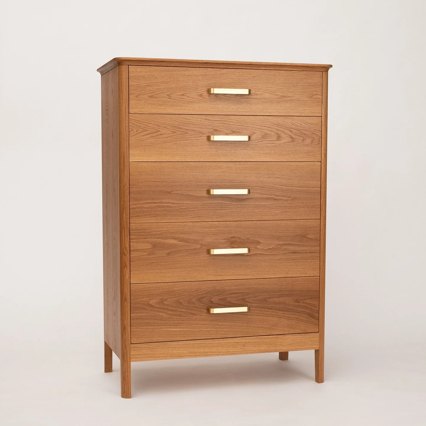 Basin Dresser in oiled white oak. 

Thanks to @dyerstudioinc for spec&rsquo;ing this! I have had sketches for a dresser of this design but this is the first one made.