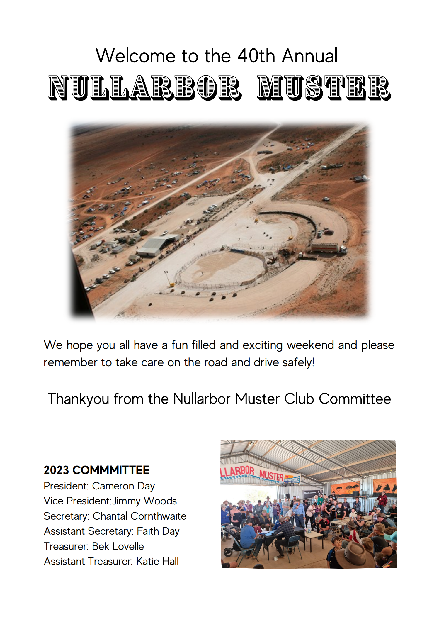 2023 Program Nullarbor Muster Club