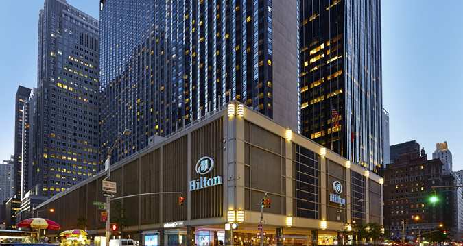 New York Hilton Exterior