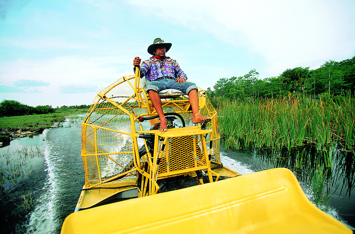 Air Boat on the Everglades