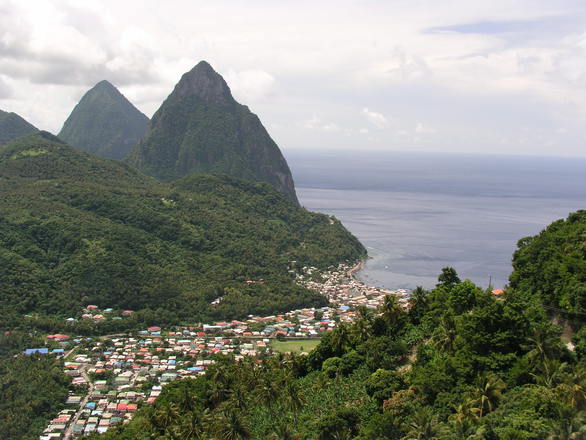 The Pitons St Lucia
