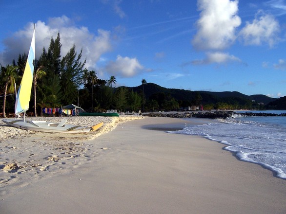 Antigua Sail Boat on theBeach