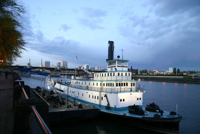 Portland Boat on Waterfront