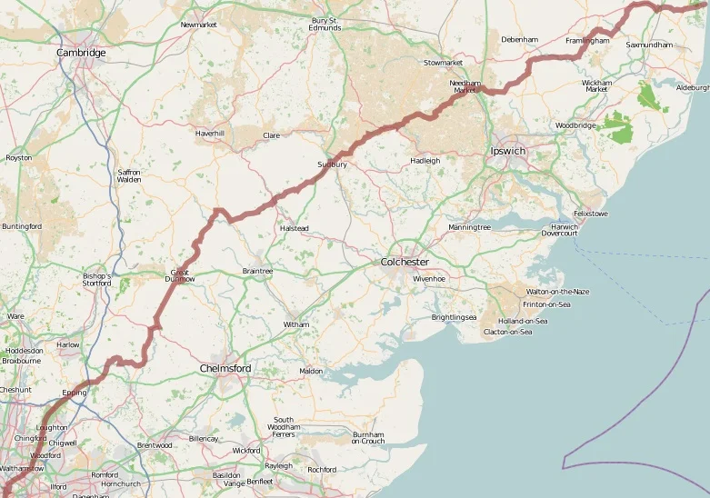 GPS track in lat/long coordinates reprojected to web Mercator