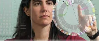 Prof. Tamara Munzner with the MizBee multiscale synteny browser