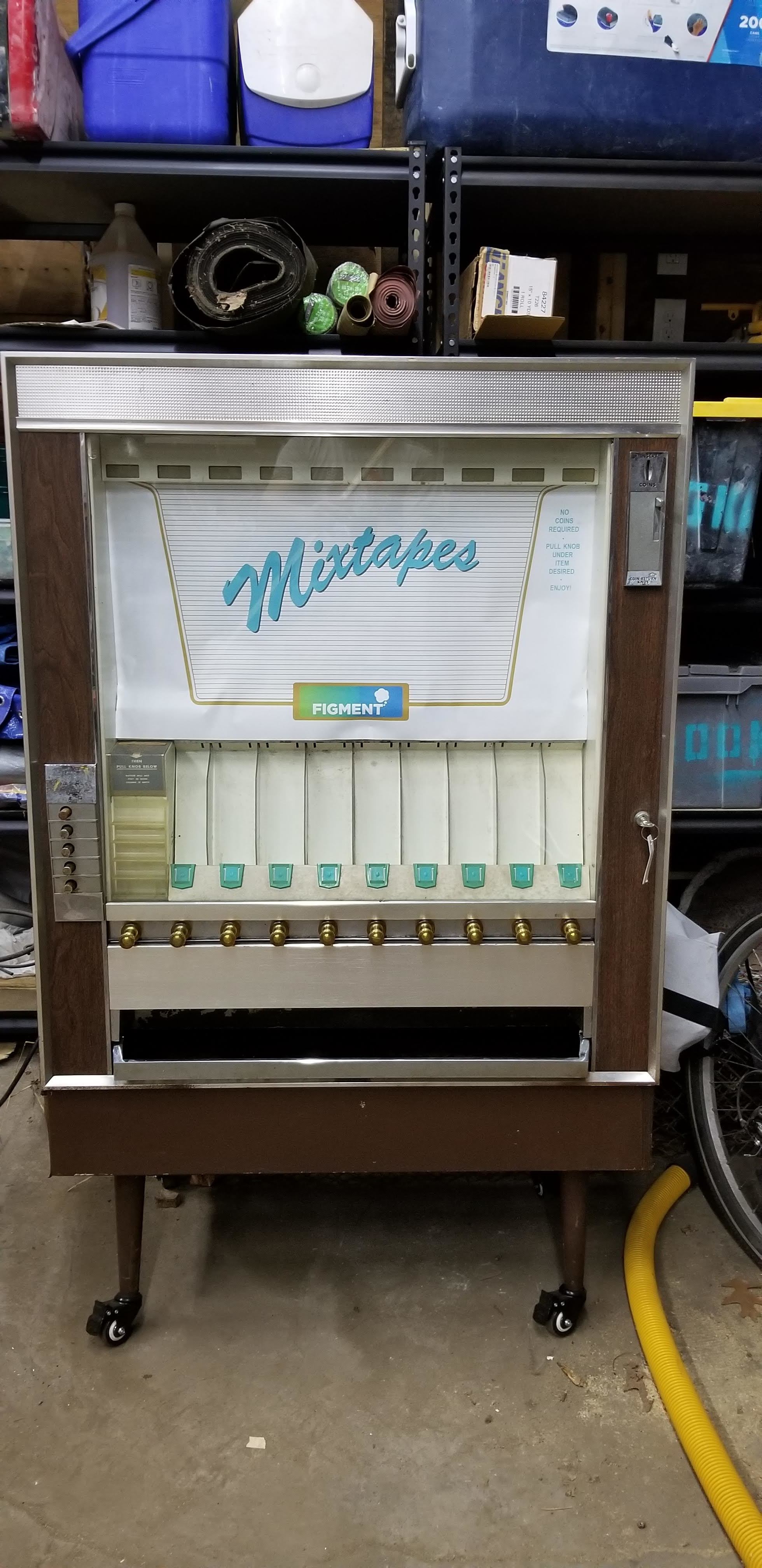 The mixtape machine at home in my barn.