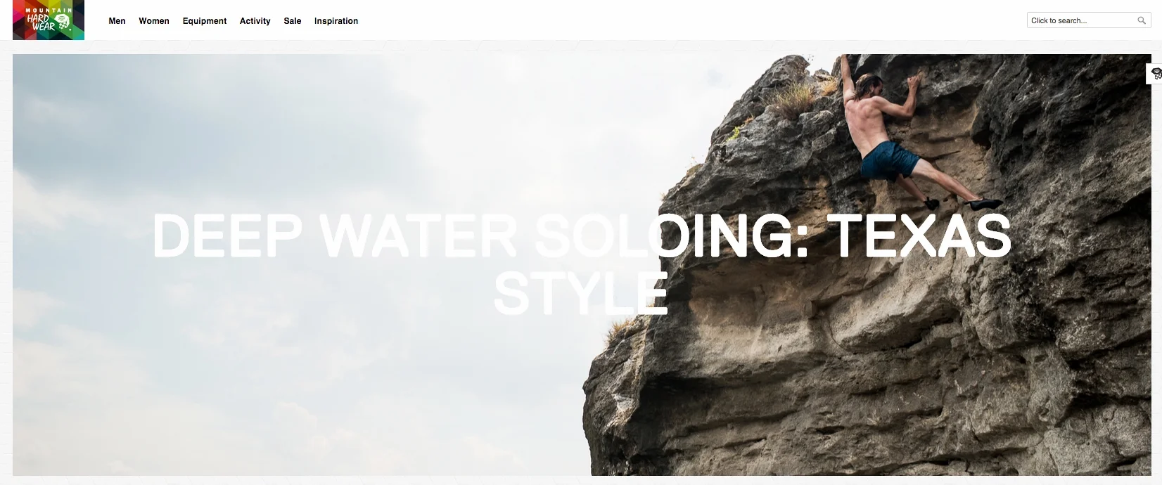 Deep Water Soloing: Texas Style. Full post here .