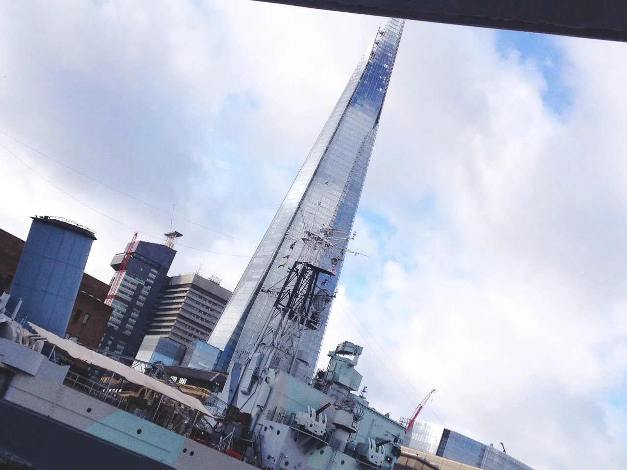 Maybe not the best view of the Shard but it is definitely a monument you can't miss!
