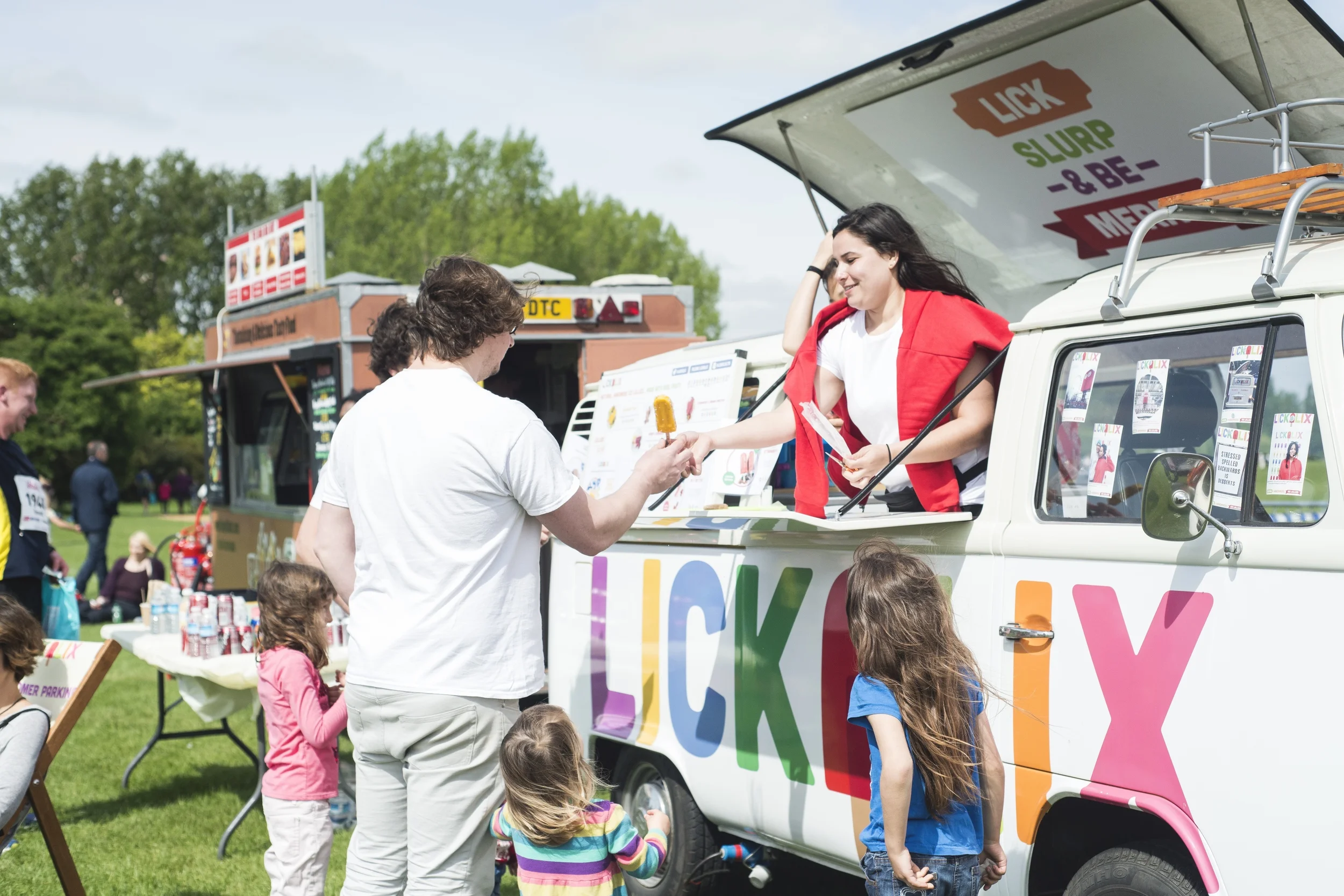 Lollies for the whole family! Is that a salted coconut and mango ice lolly I see?