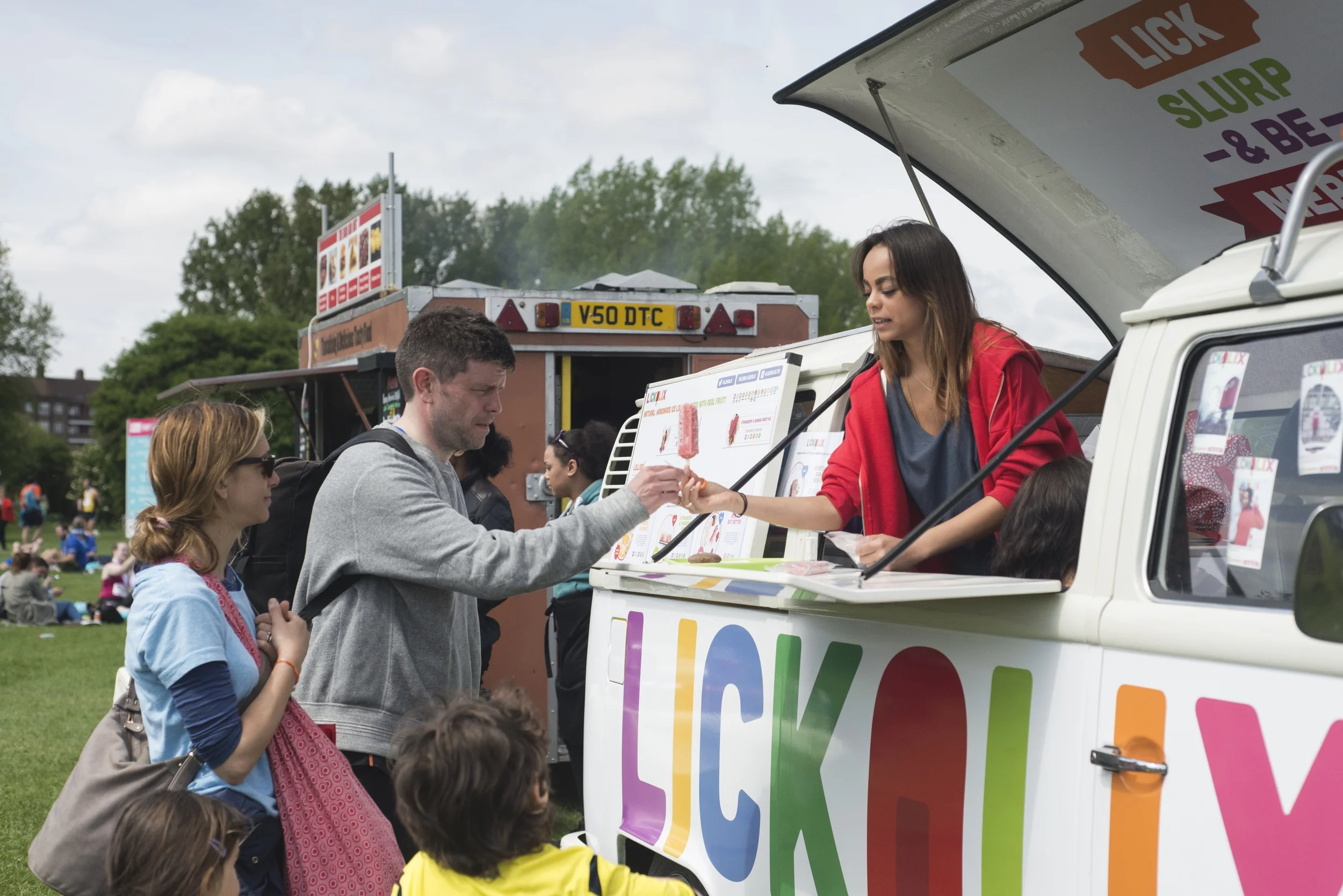 We have the best staff! Strawberry and banana smoothie lolly anyone?