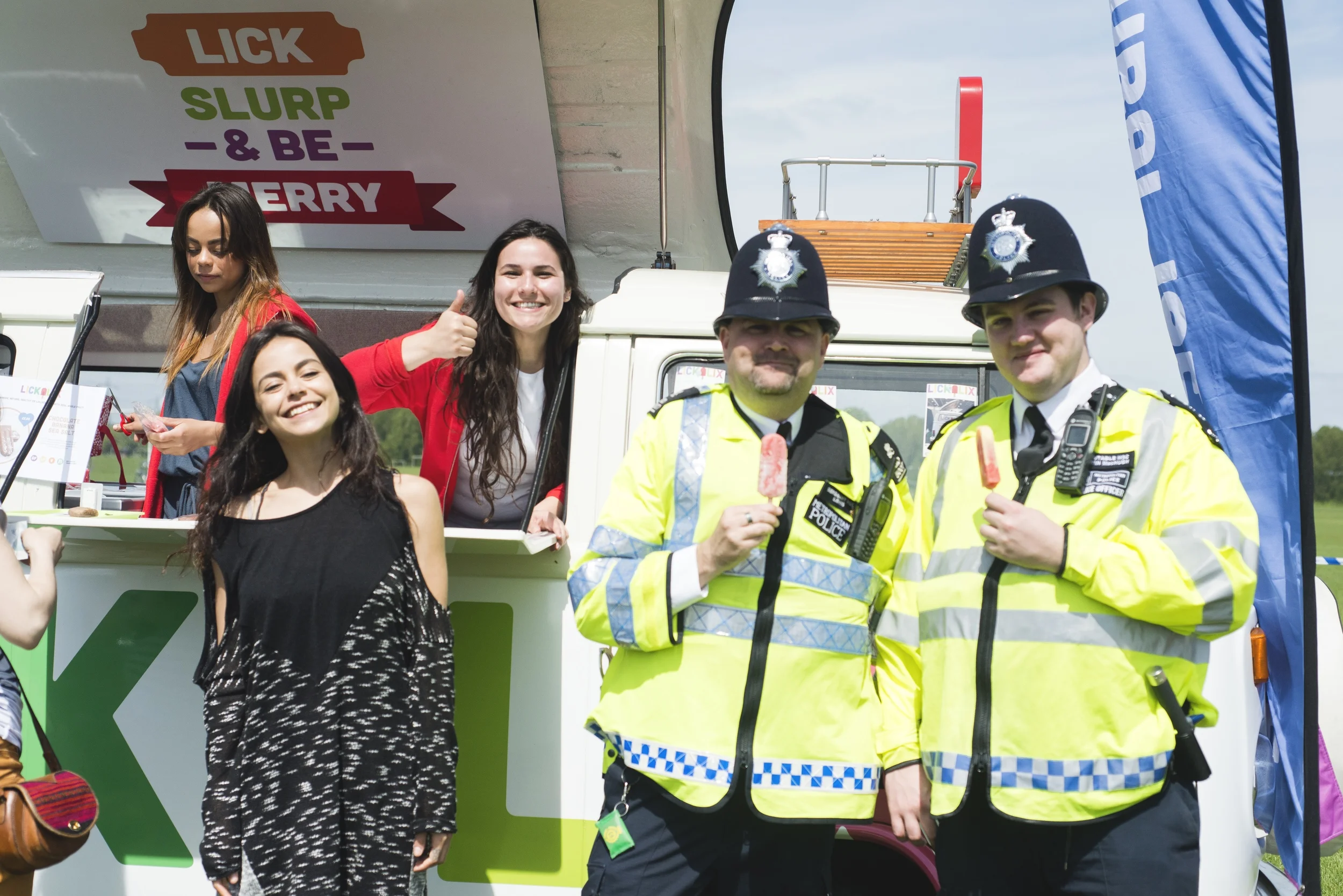 LICKALIX lollies are for everybody! Hands up... and grab an ice lolly