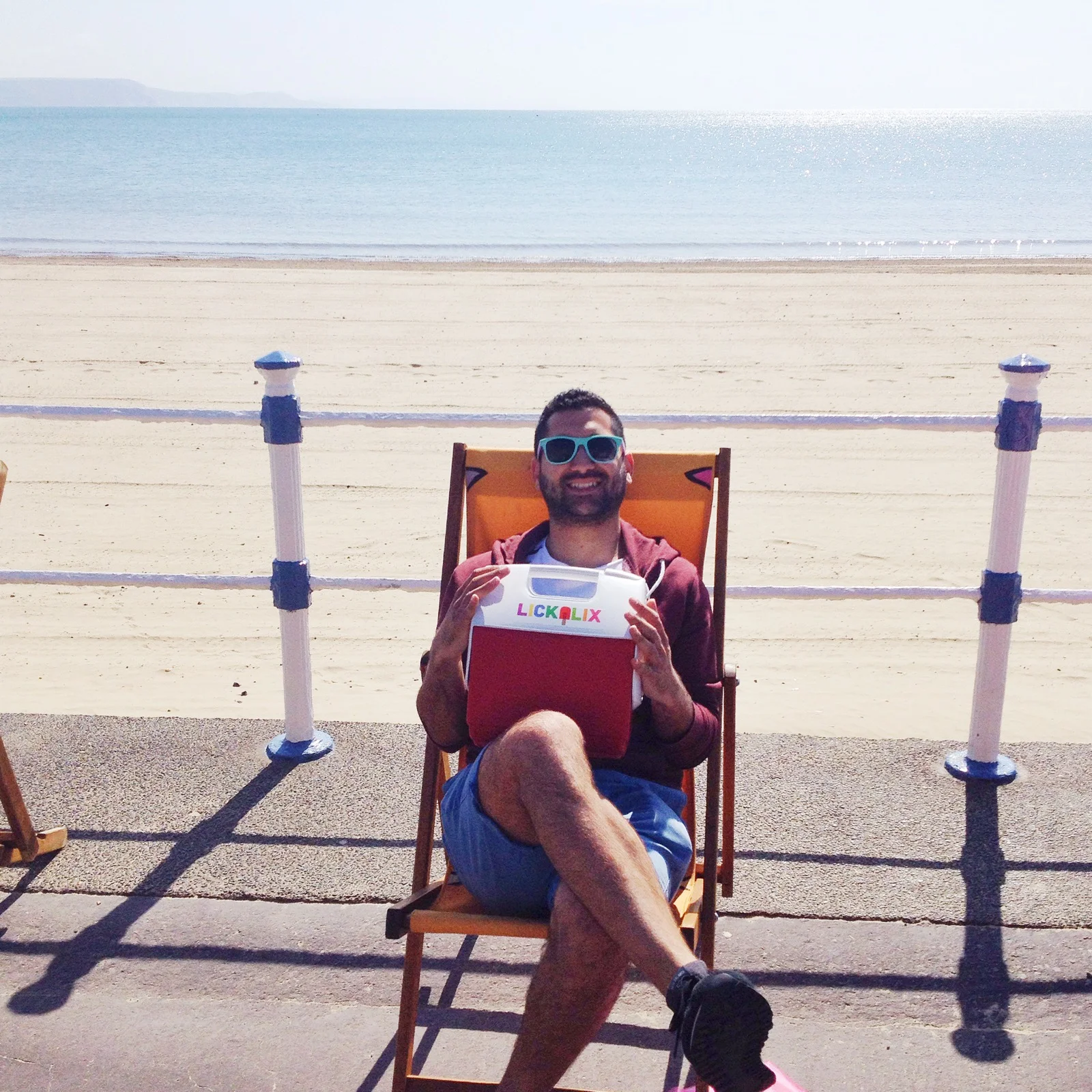 The sun is shining on the South coast 