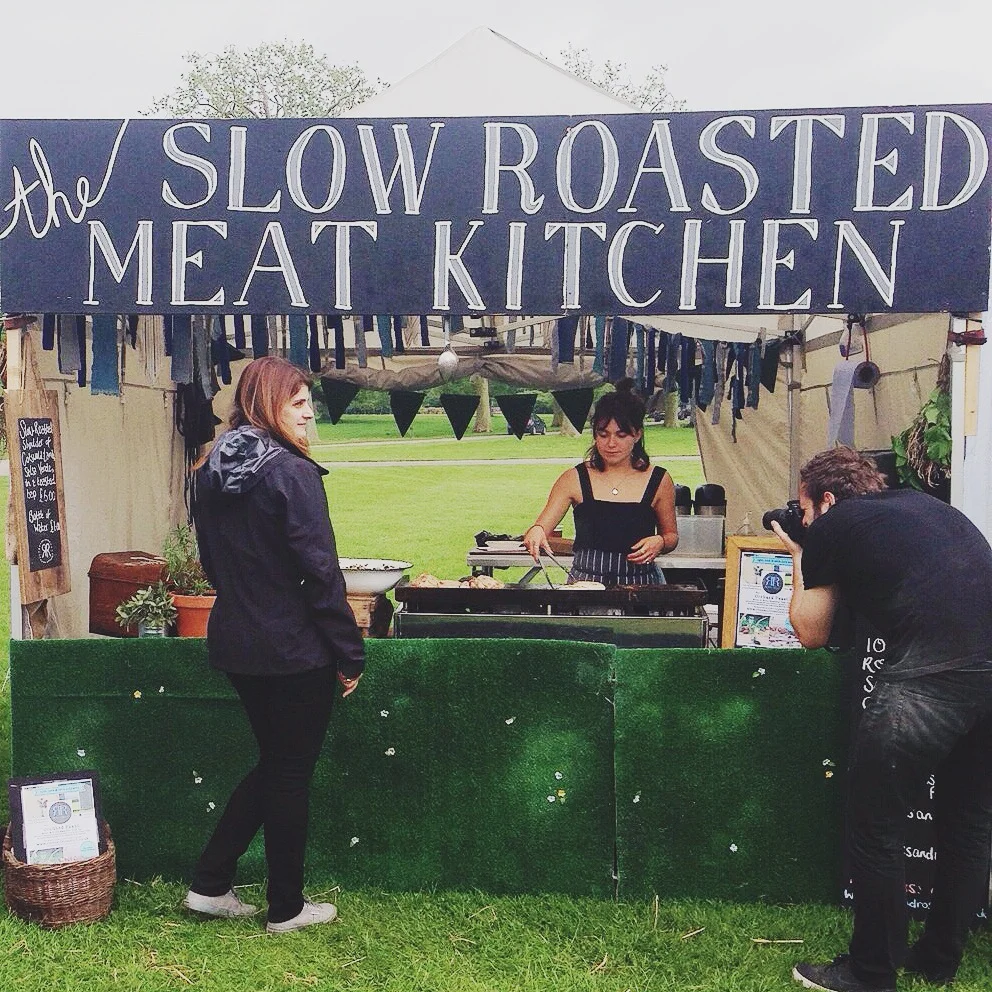 We had some delicious lamb from The Slow Roasted Meat Kitchen 