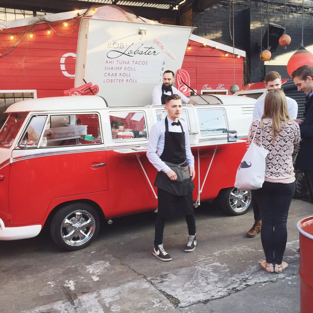 Another cool VW from Bob's Lobster if you're craving delicious seafood! #thevaniscoming 