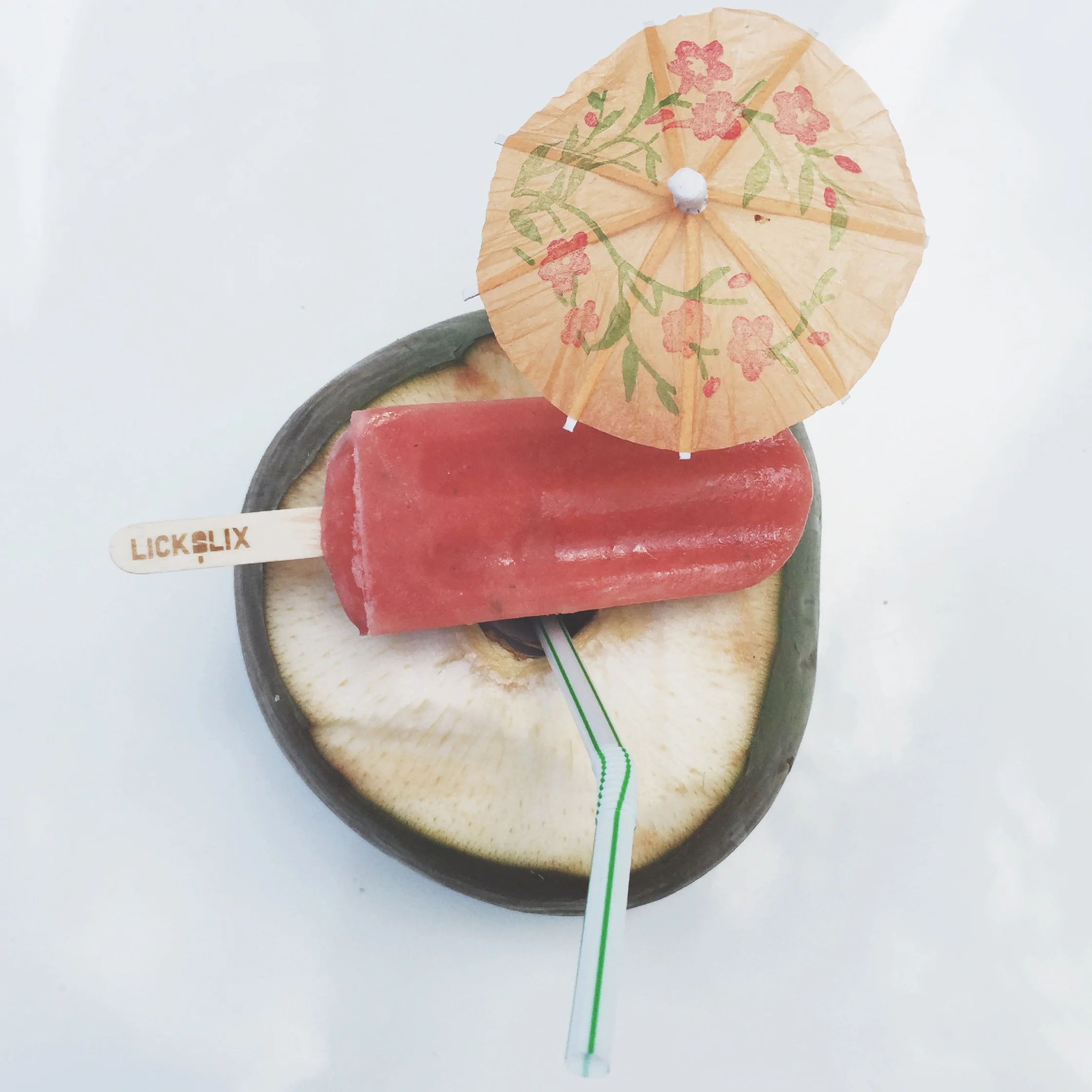 There is nothing better than a coconut water and a watermelon and mint ice lolly on a hot day