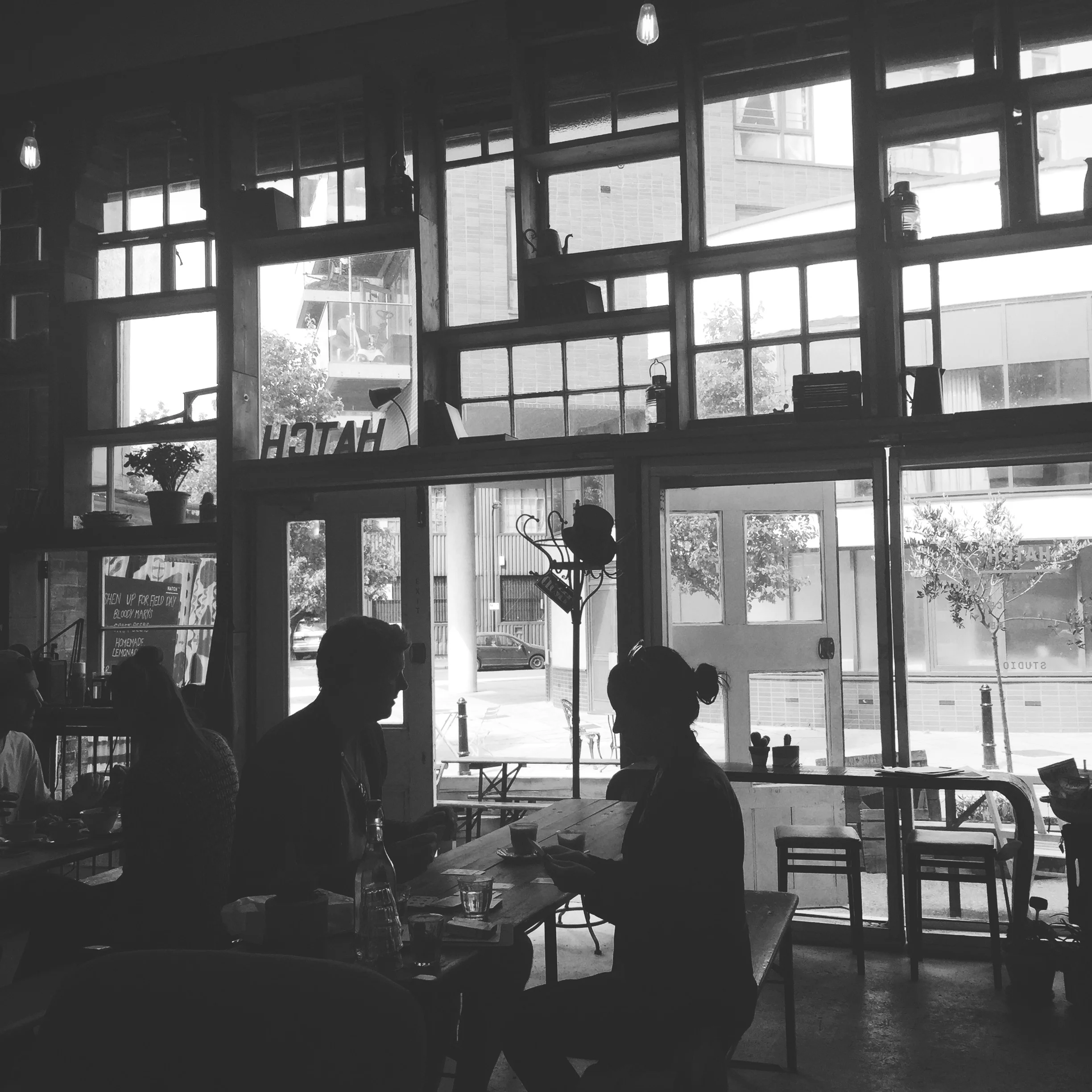 We had some amazing breakfast at the cafe by Homerton station 'Hatch'