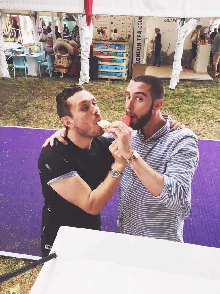 The boys from Foodism certainly enjoyed our poptails 