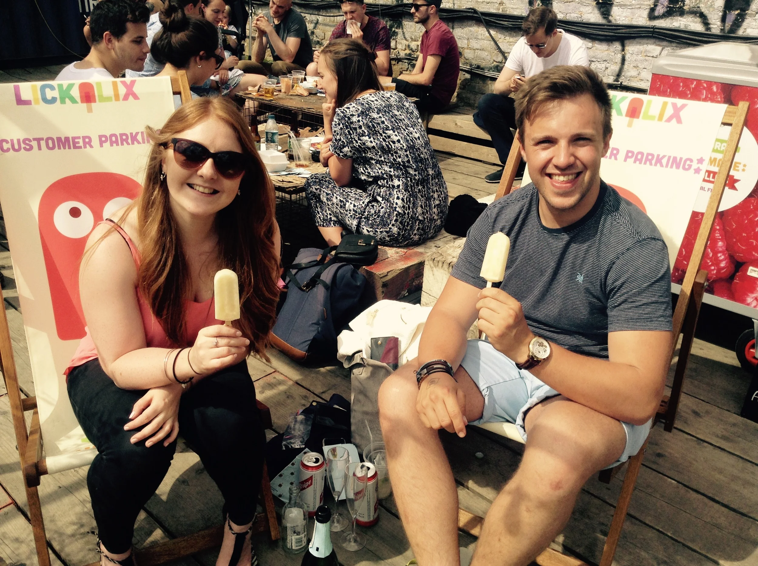 These lovely people are loving their desperado lollies