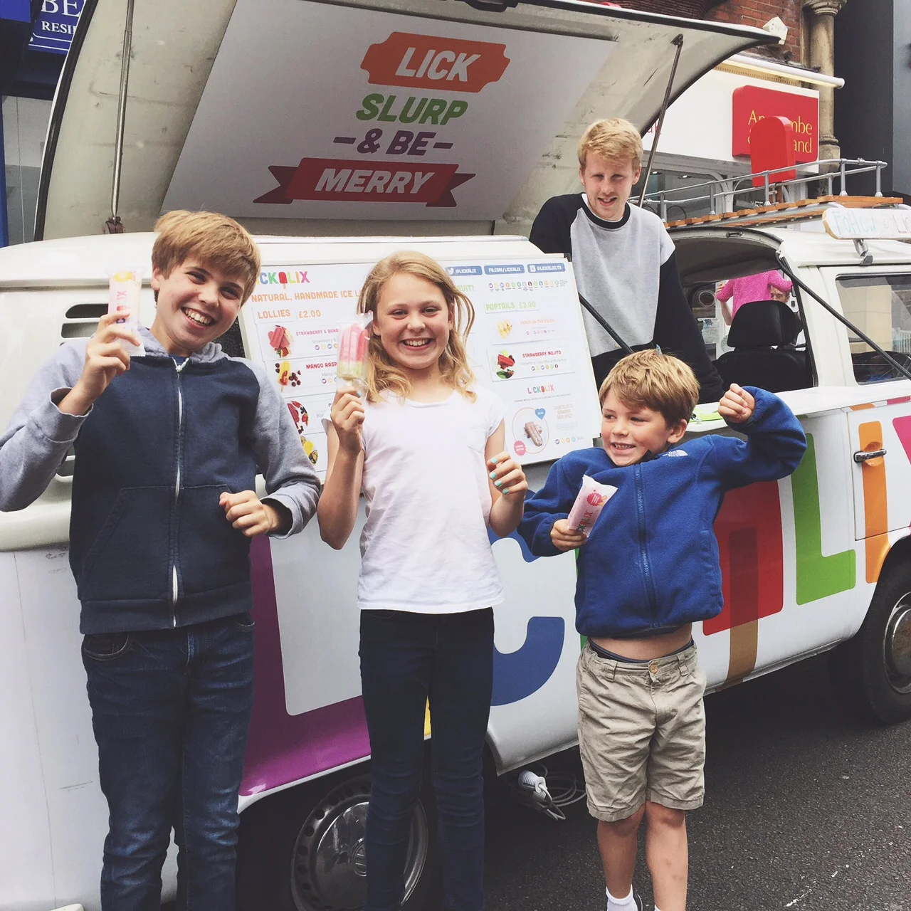 LICKALIX lollies keep everyone smiling!
