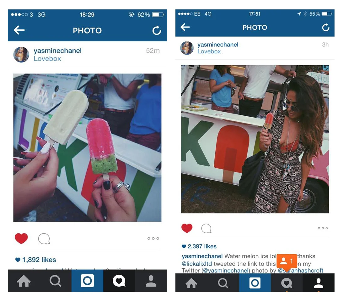 The lovely Yasmine Chanel and Sarah Hashcroft stopped by our van for our Wills & Kate ice lolly! Check out their Instagram here: @yasminechanel @sarahhascroft 