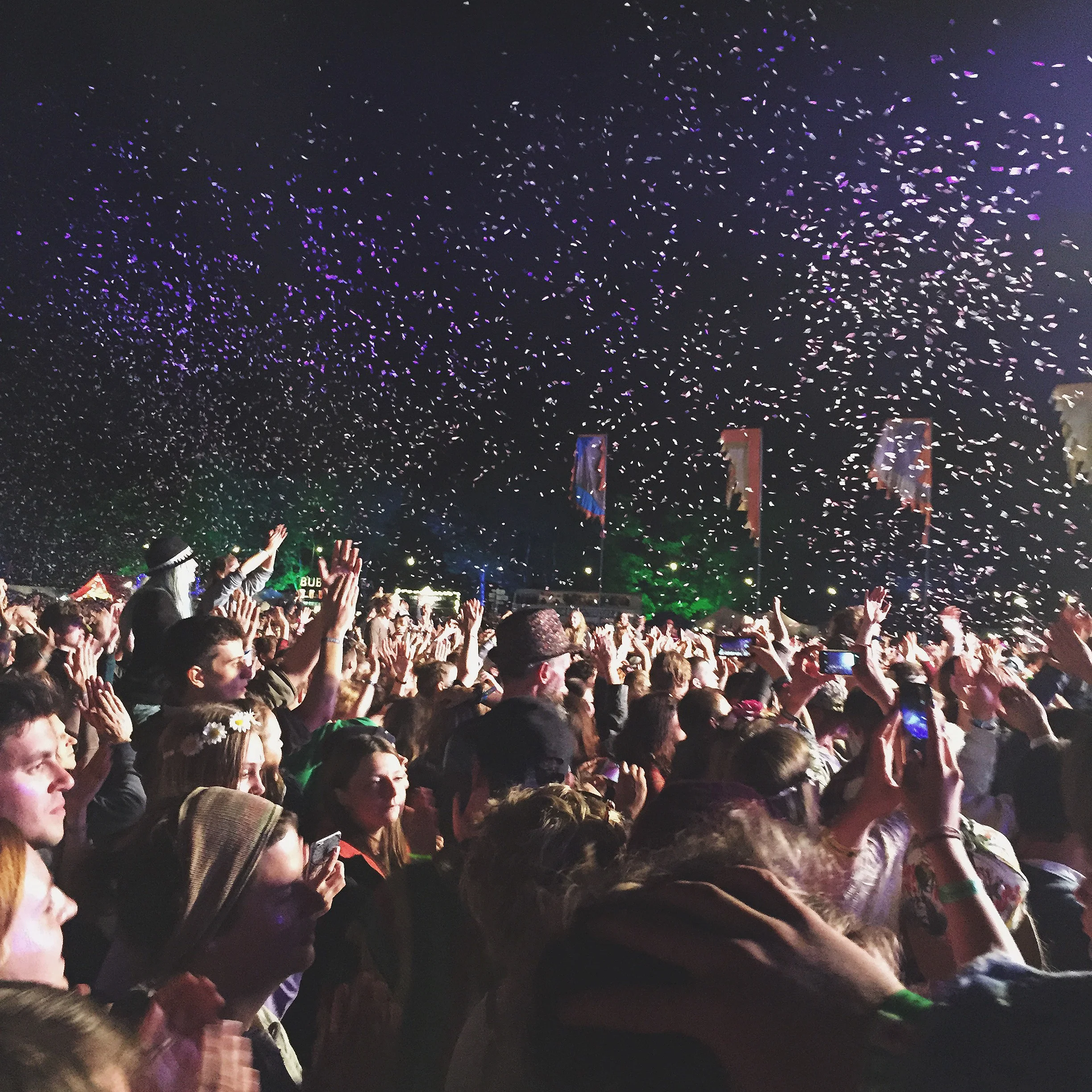 Bombay Bicycle Club showered us in confetti 