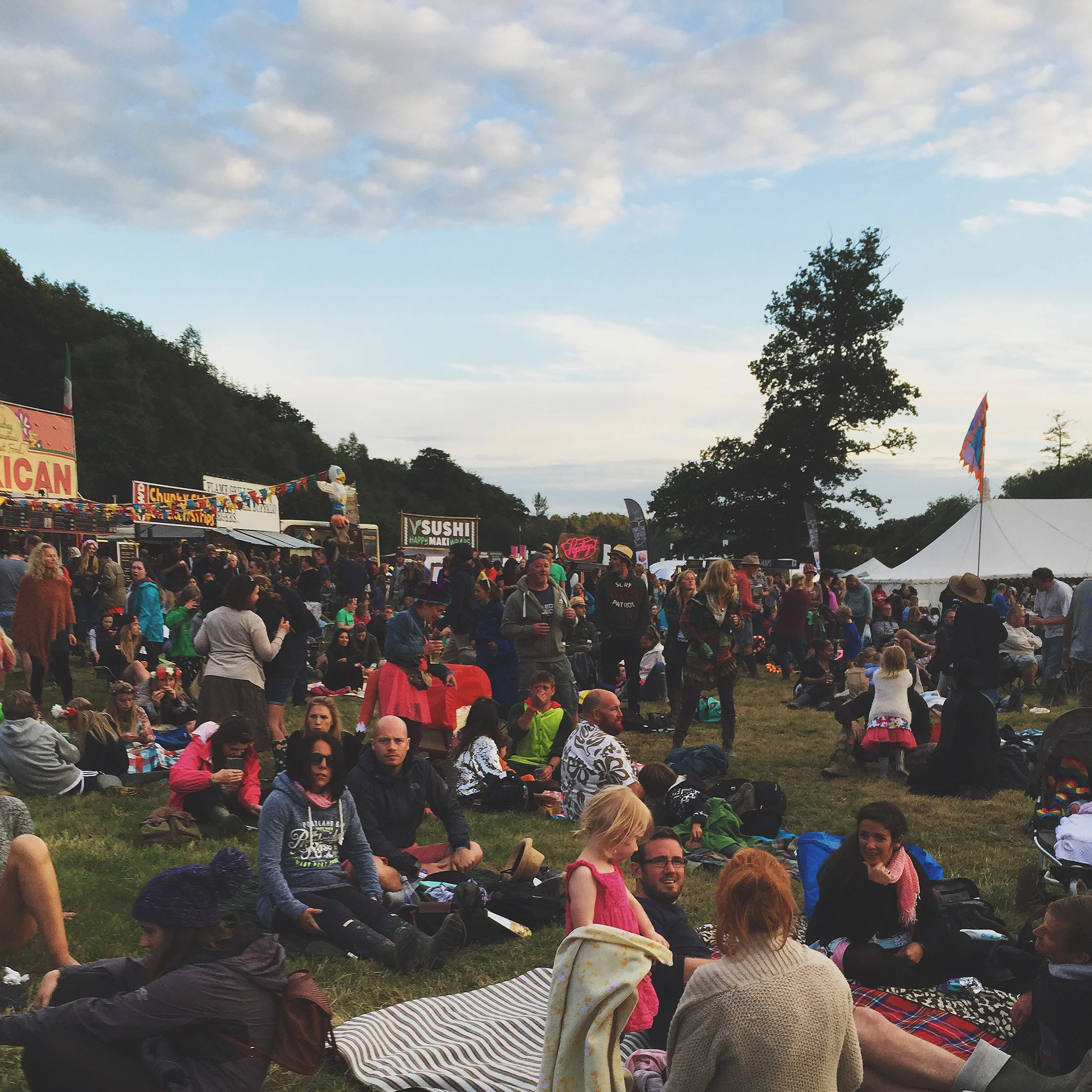 Everyone chilling out after a long couple of days of rain