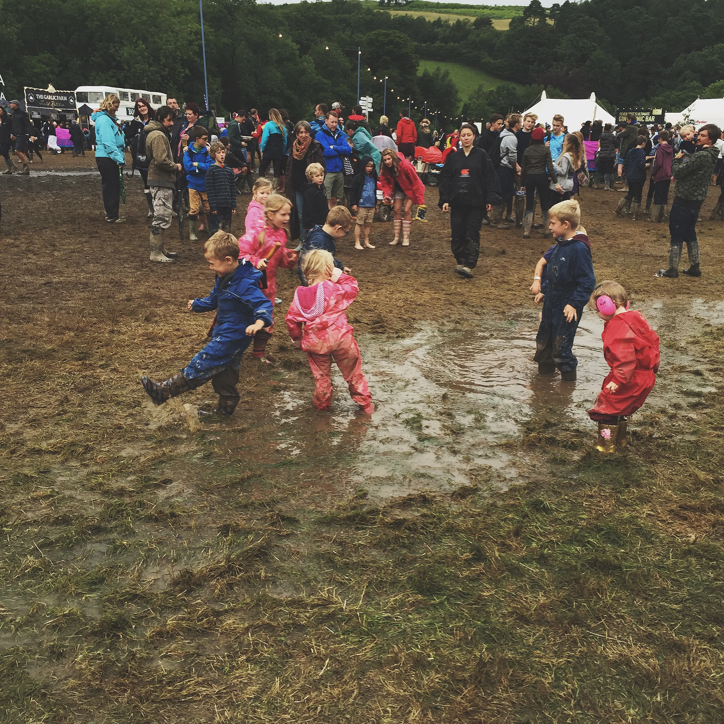 It may have poured down with rain for most of the time but that didn't dampen our spirits! 