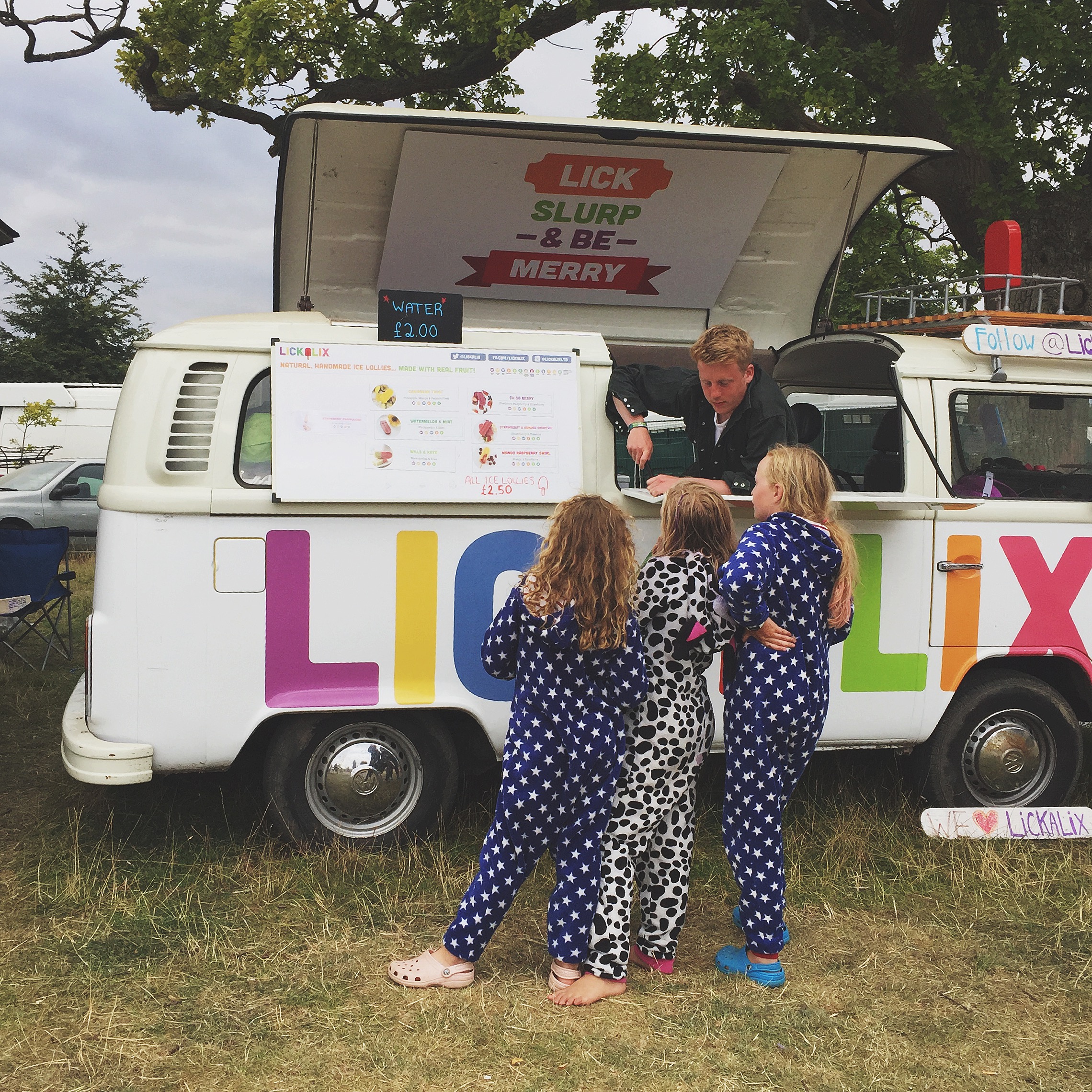 Straight out of bed for a LICKALIX ice lolly!
