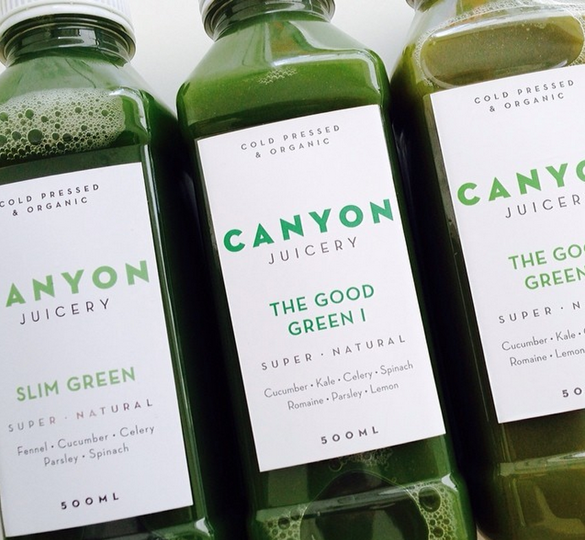 Canyon Juicery, inside JOSEPH Notting Hill, 230-236 Westbourne Grove W11 2RH www.canyonjuicery.com