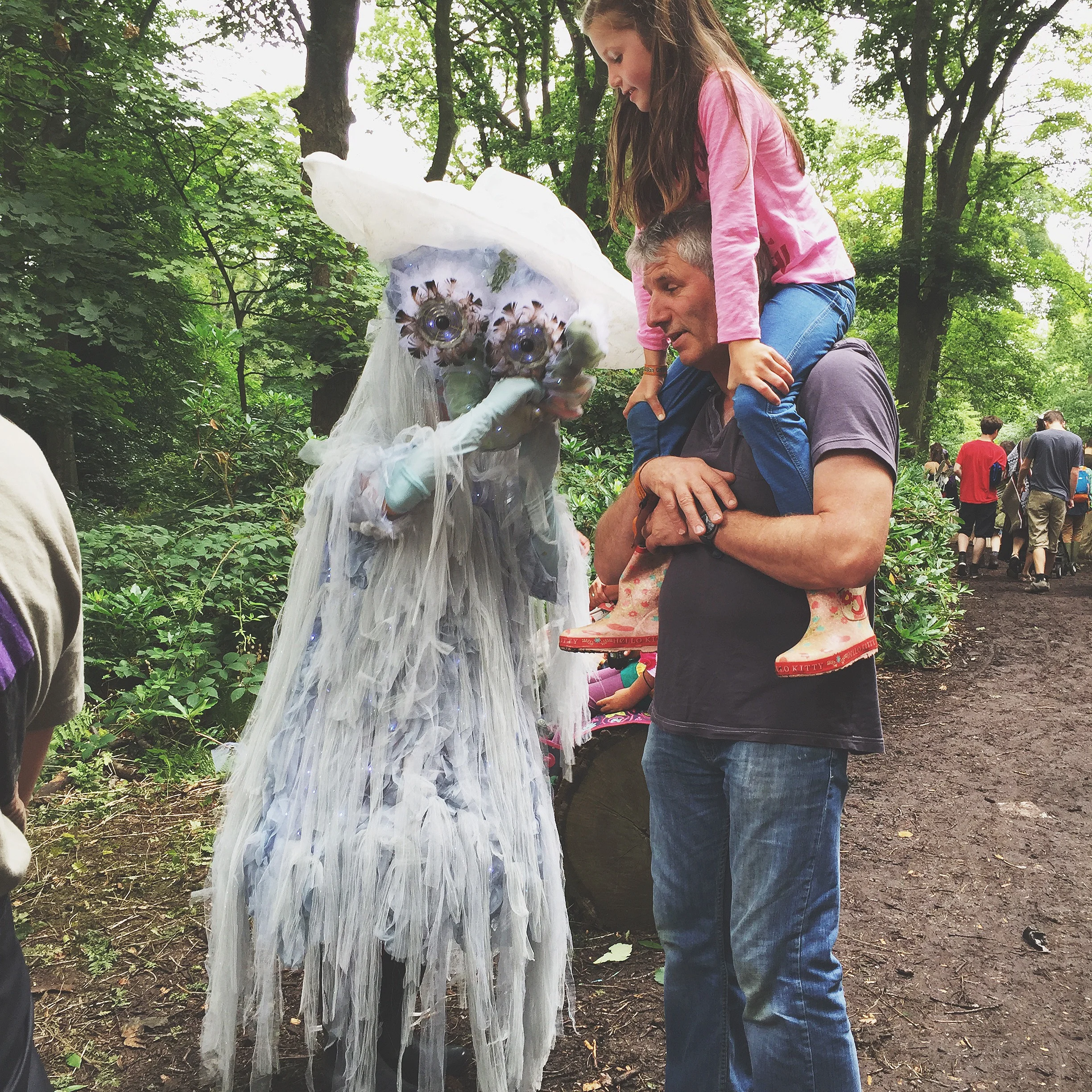 A strange creature who liked giving tickles with its feathery nose