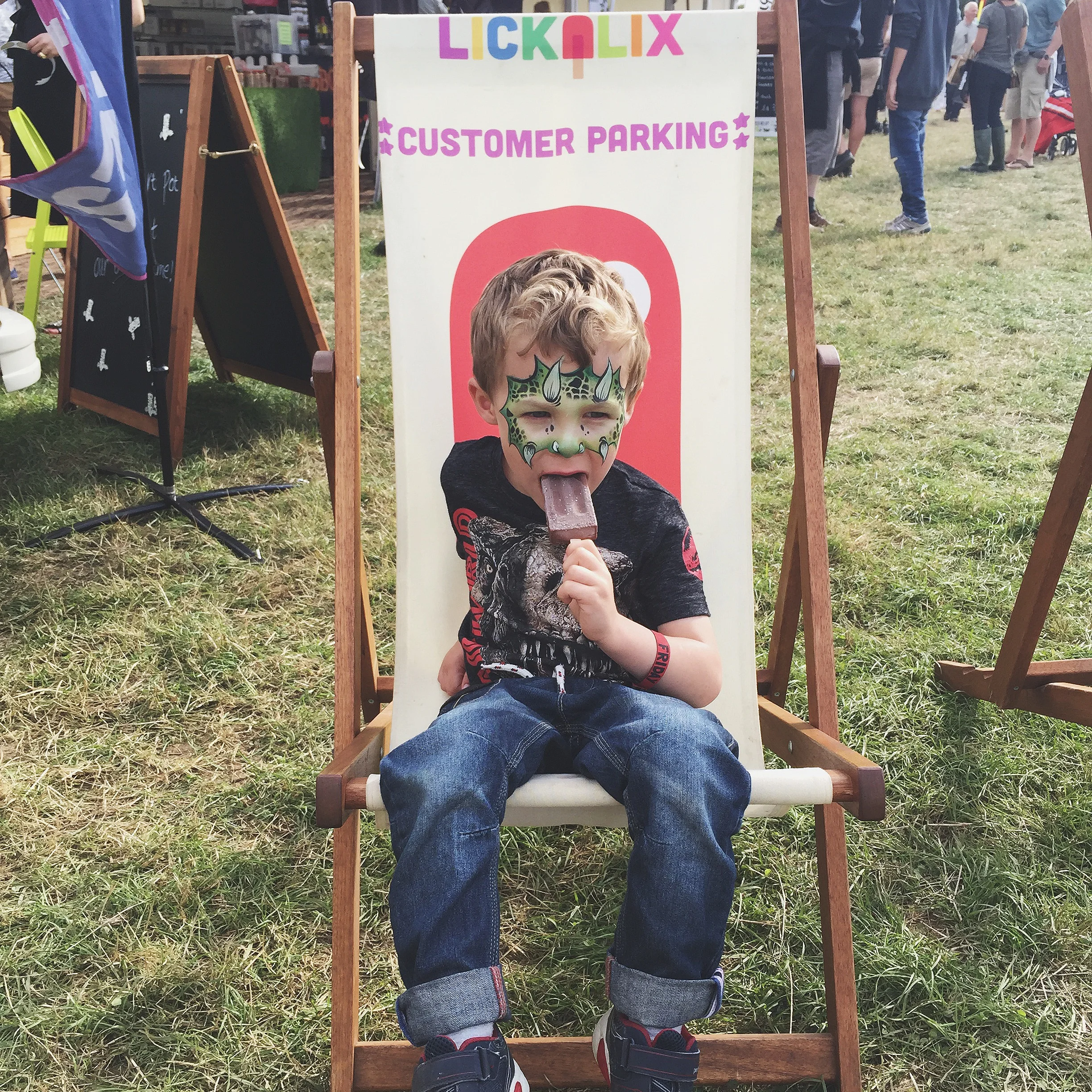 And there were some spectacular face paints around