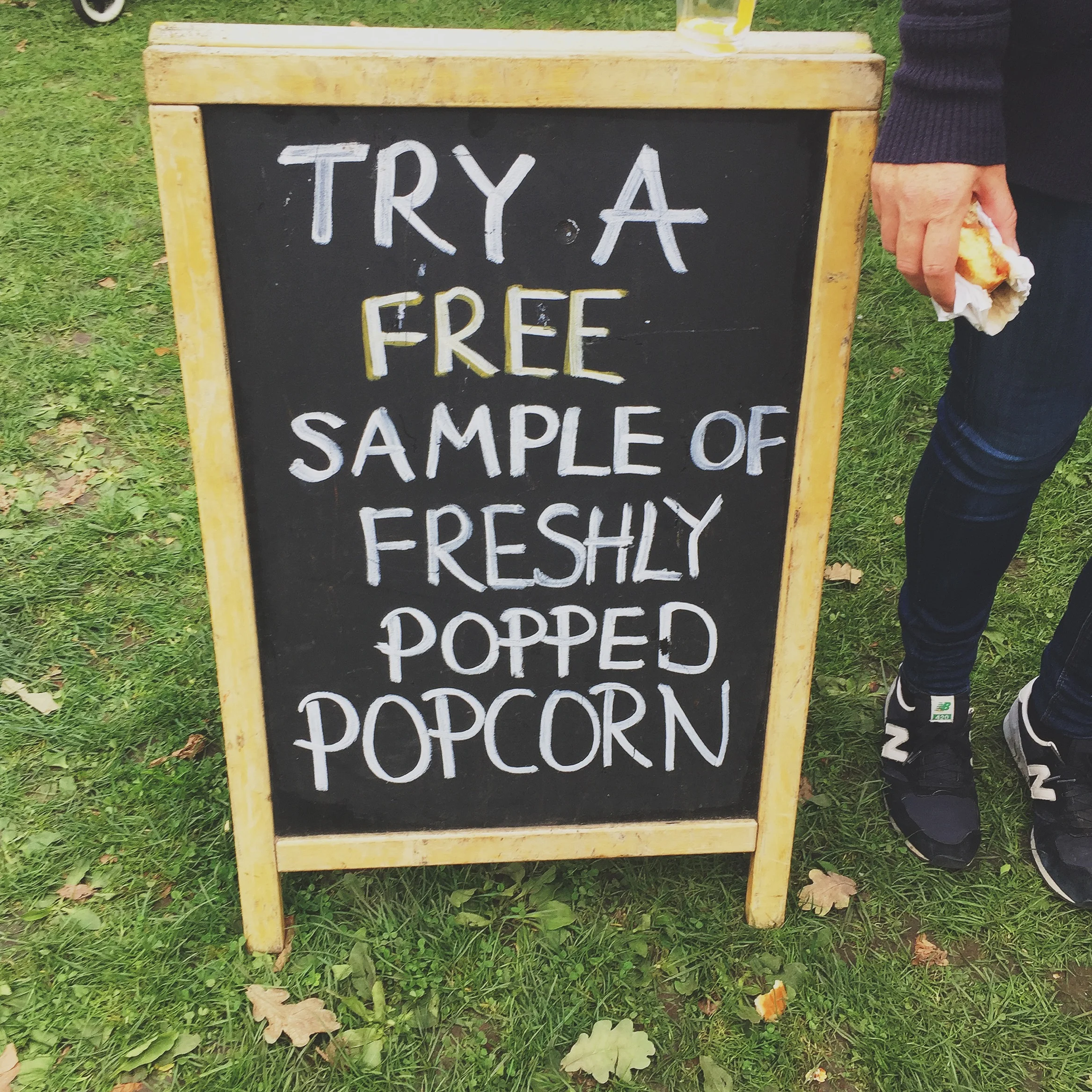 Free samples, yes please!
