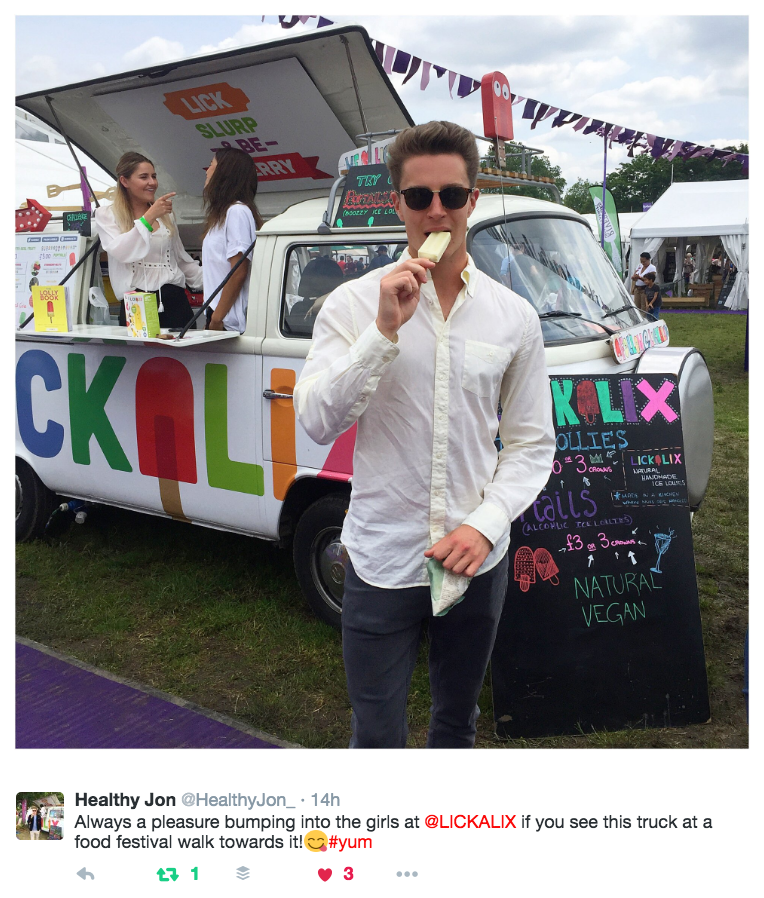 Even Healthy Jon had a sneaky Piña Colada Poptail and loved it :)