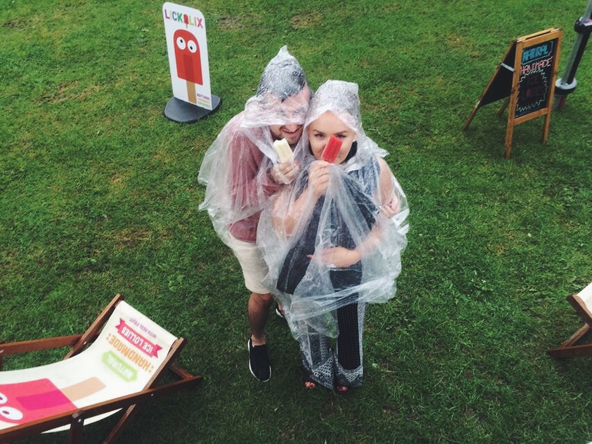 The rain couldn't stop our customers from having some delicious Poptails!
