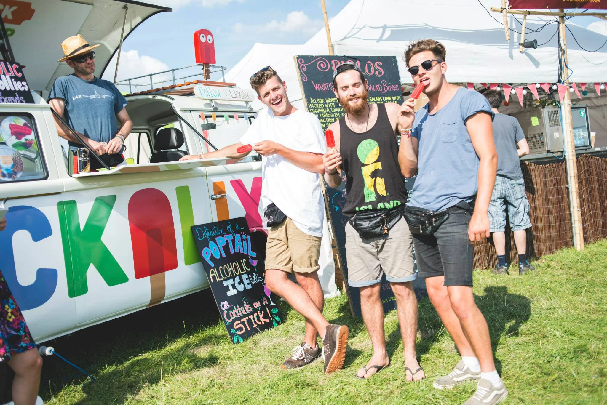 Some happy customers at SECRET GARDEN PARTY 2014! :)
