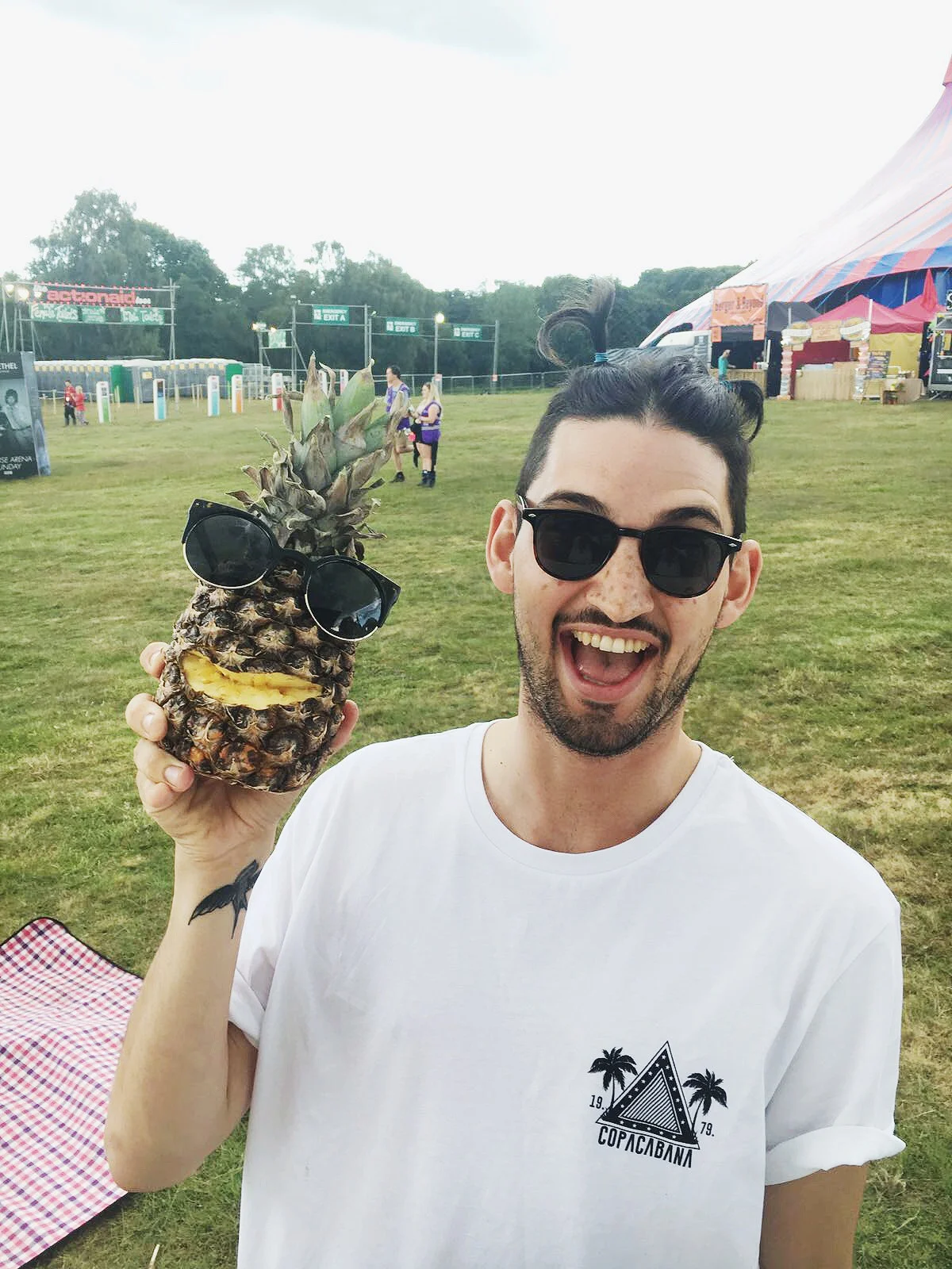 Ali from Happy Maki with our cool looking Pineapple!