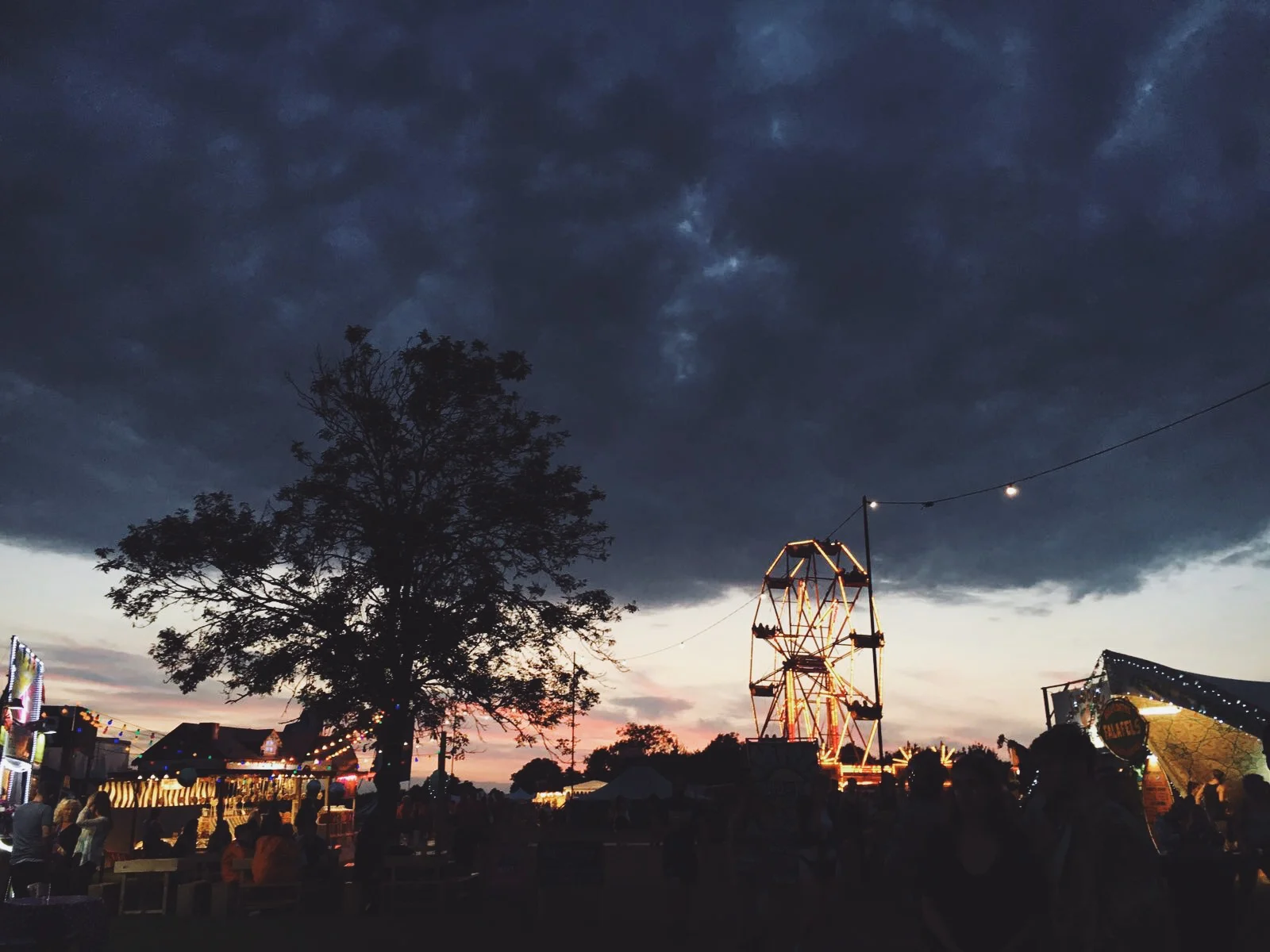 Amazing sunsets near our lolly mobile Kenny