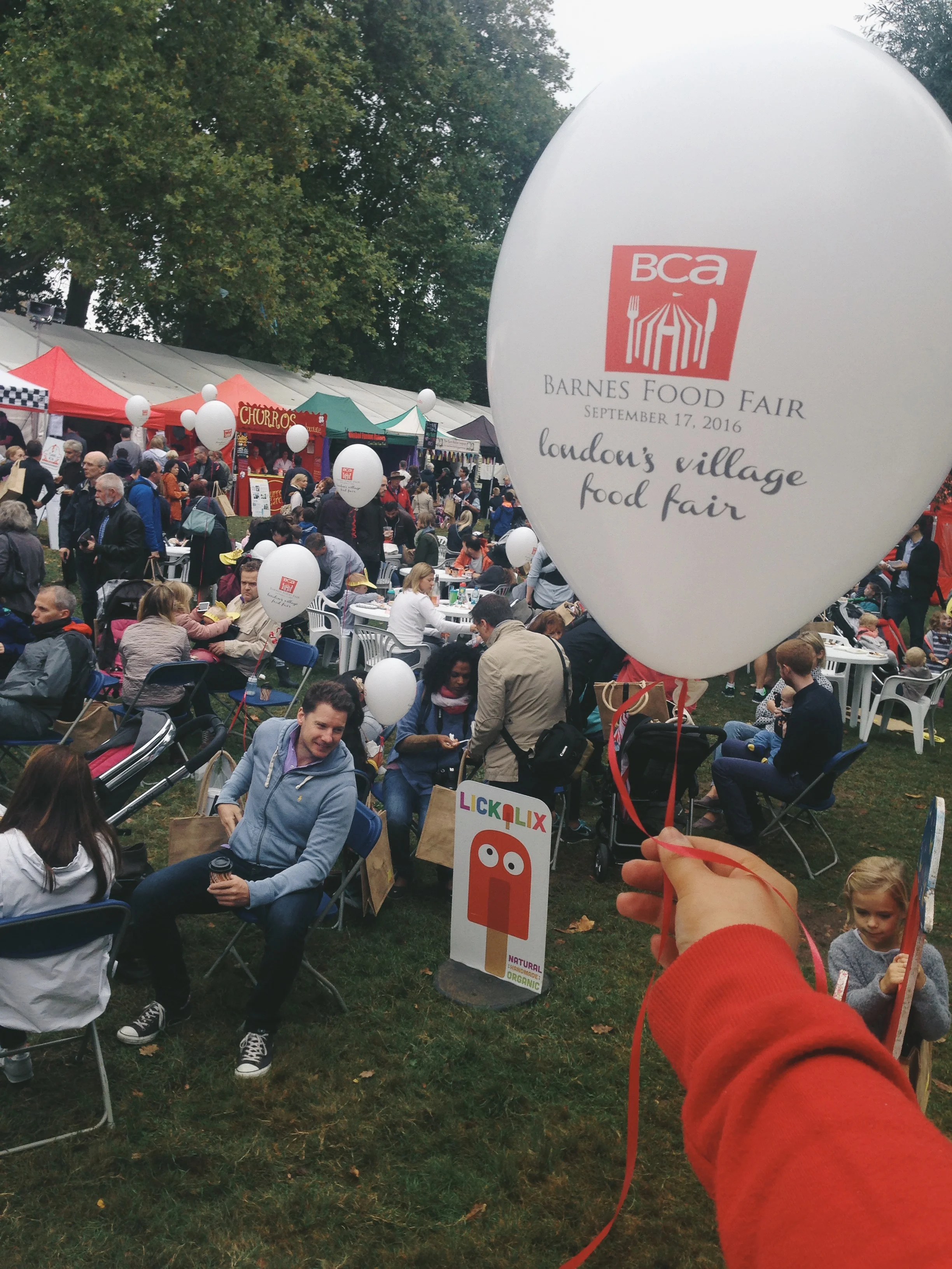 When the fair opened, it was busy in no time! Yay!