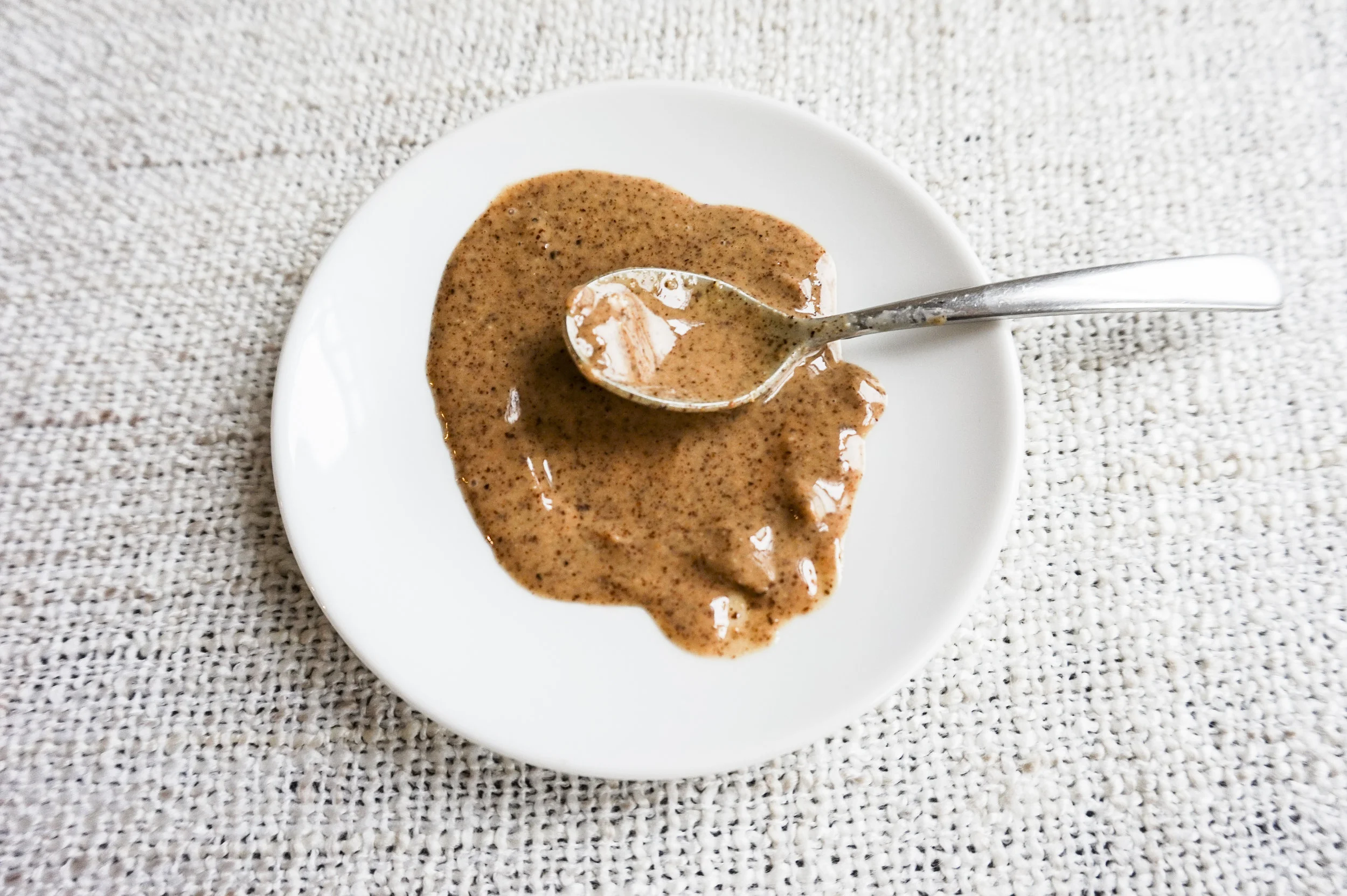 We prefer almond butter over peanut butter! Also you can make your own with a food processor at home. 