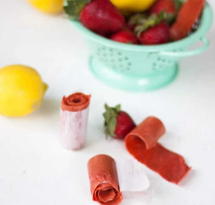 Dehydrate your Fruit: Strawberry Roll-Ups!